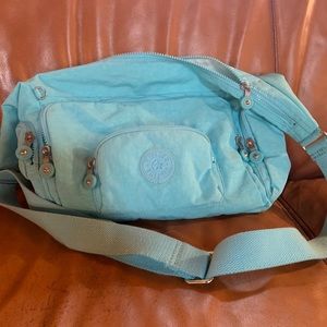 Kipling “Erica” crossbody in Blue Splash